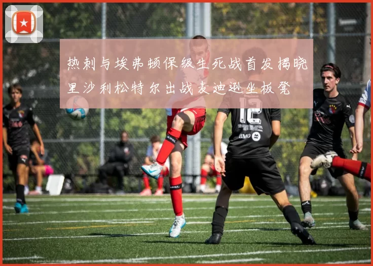 热刺与埃弗顿保级生死战首发揭晓里沙利松特尔出战麦迪逊坐板凳